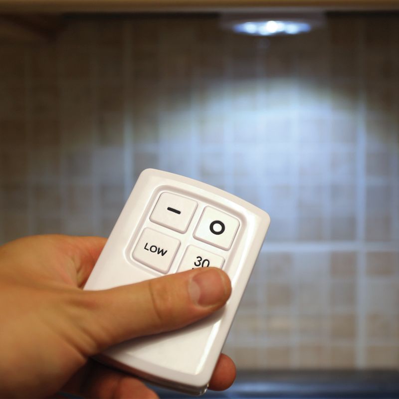 Bright On Remote Control LED Lights 6 Pack